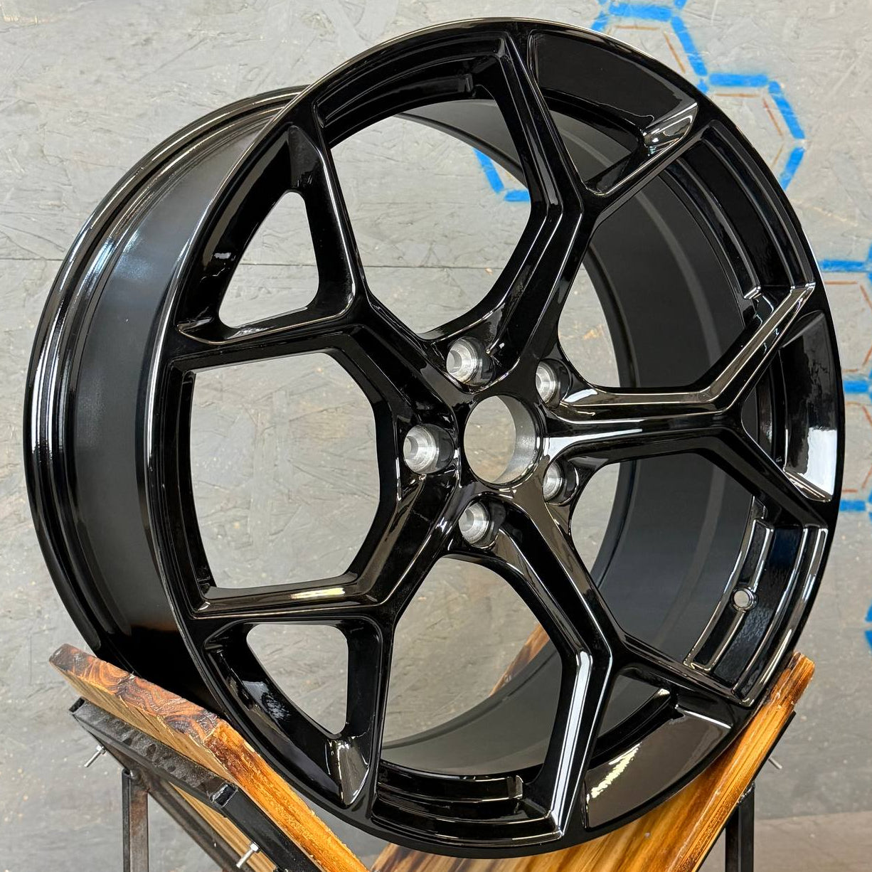 Jantes DY739-AC 19 pouces 5x112 Noir Brillant