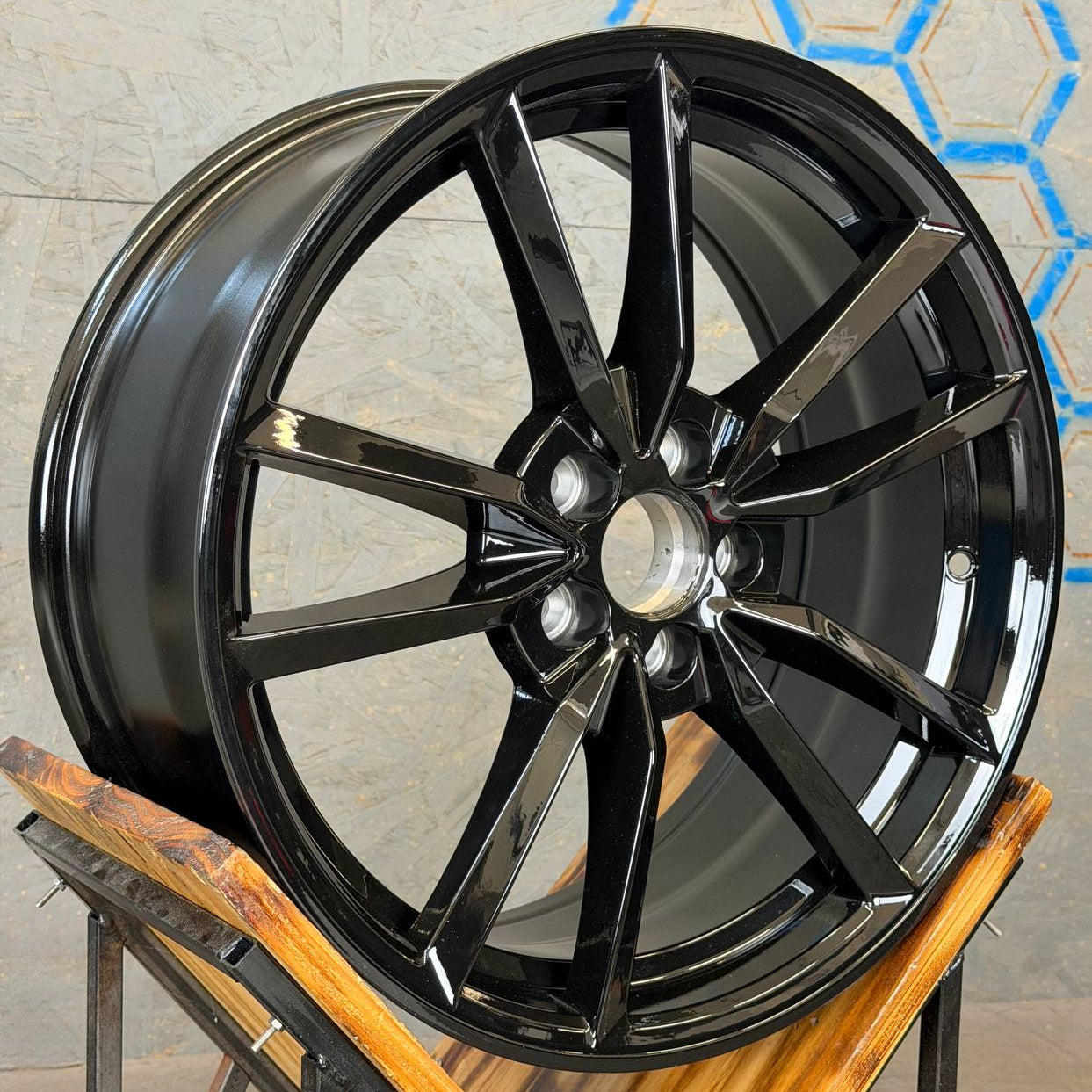 Jantes A2-HOGAN 18 pouces 5x112 Noir Brillant