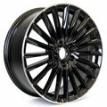 Jantes M-B590 19 pouces 5x112 Noir Lip Poli Brillant