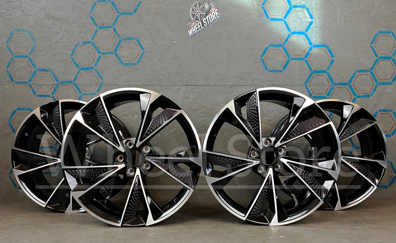 Jantes DY809-AG 19 pouces 5x112 Noir Face Polie