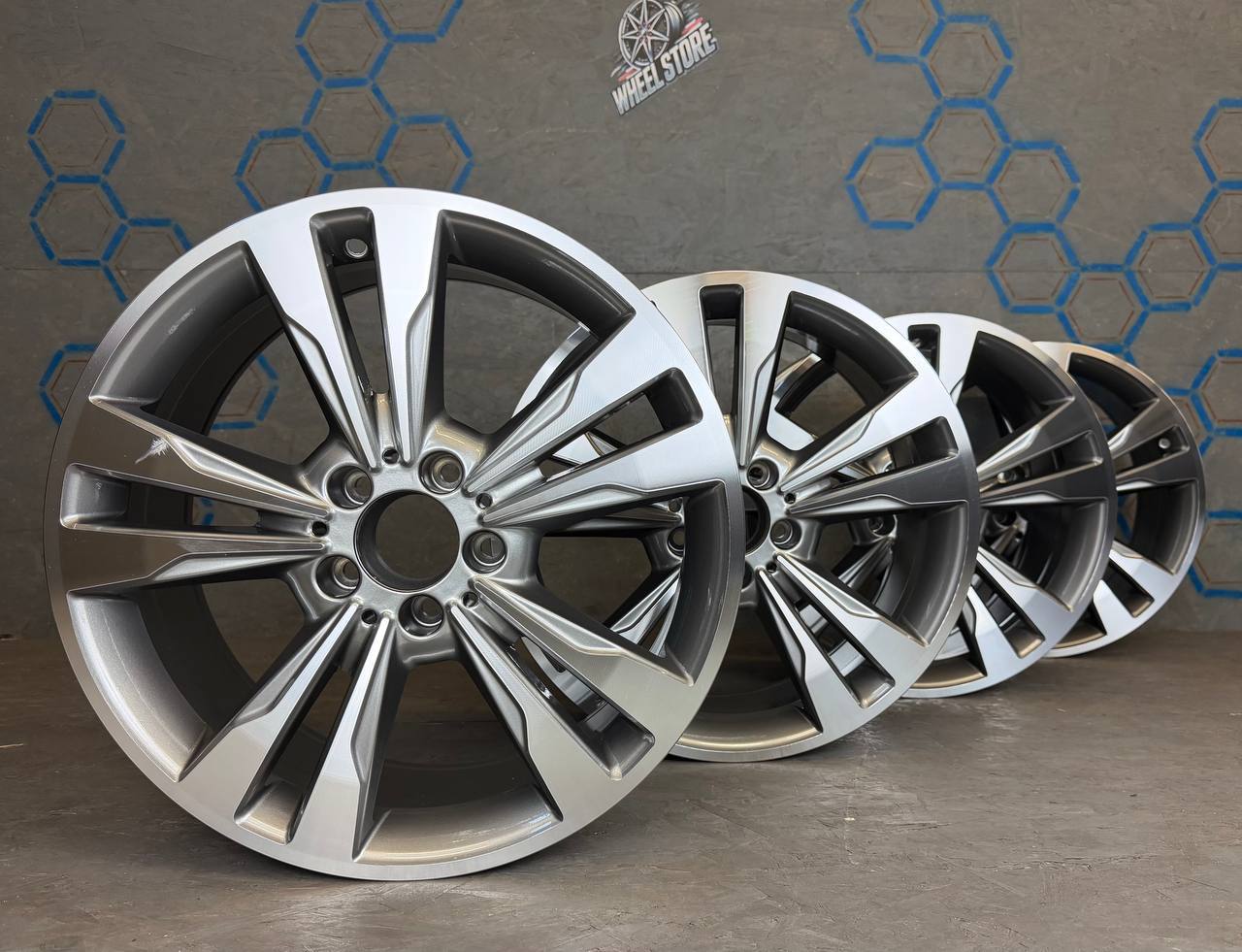 Jantes XF013 18 pouces 5x112 Gun Metal Face Polie