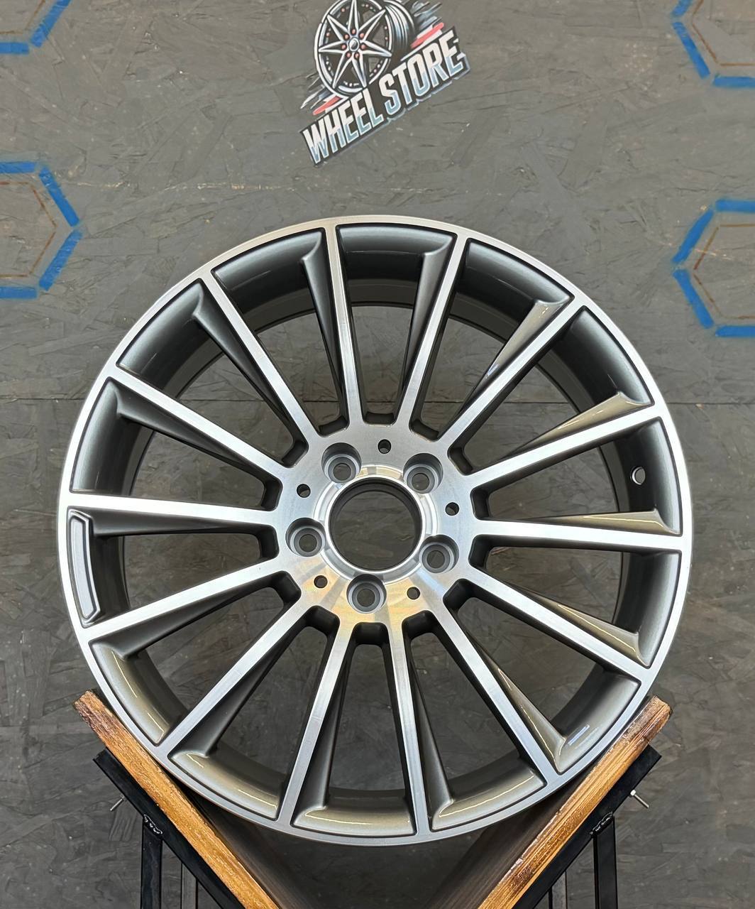 Jantes DY138-L 18 pouces 5x112 Gun Metal Face Poli