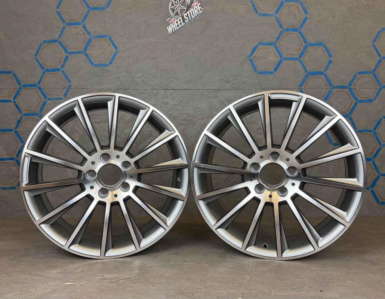 Jantes DY138-L 18 pouces 5x112 Gun Metal Face Poli