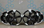 Jantes XE351 19 pouces 5x112 Noir Face Polie Brillant
