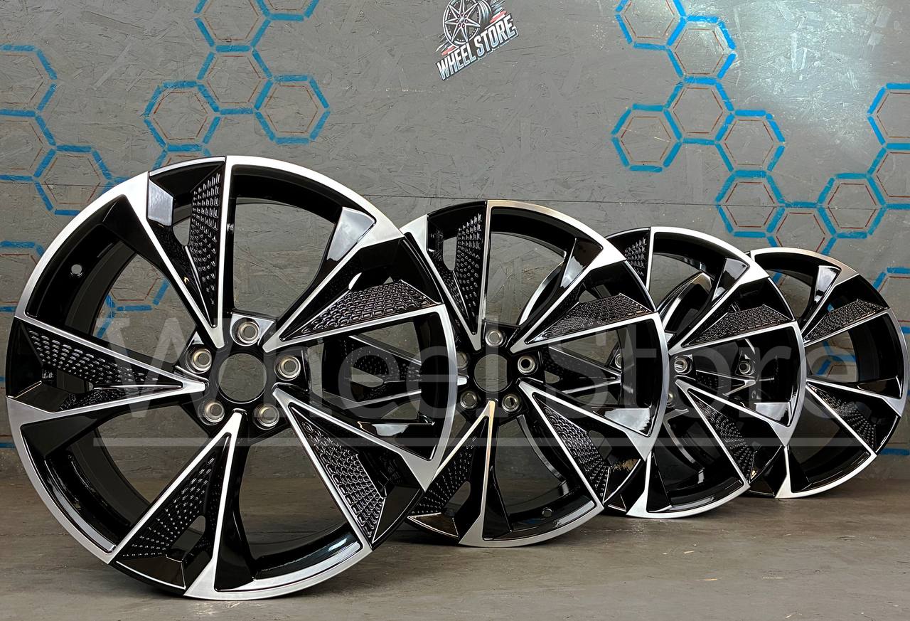 Jantes DY809-AG 19 pouces 5x112 Noir Face Polie