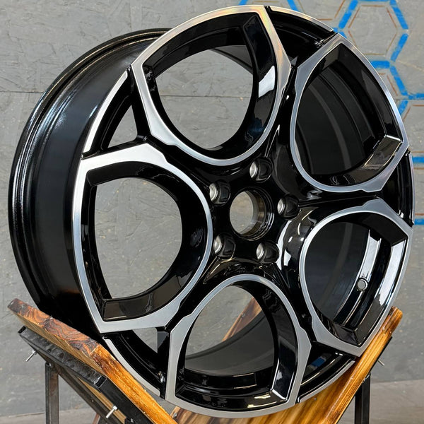 Jantes H3439F 18 pouces 5x112 Noir Face Polie