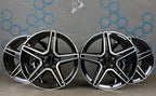 Jantes WHA-1 19 pouces 5x112 Noir Face Polie